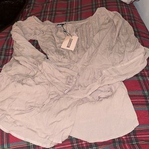 Off the shoulder romper